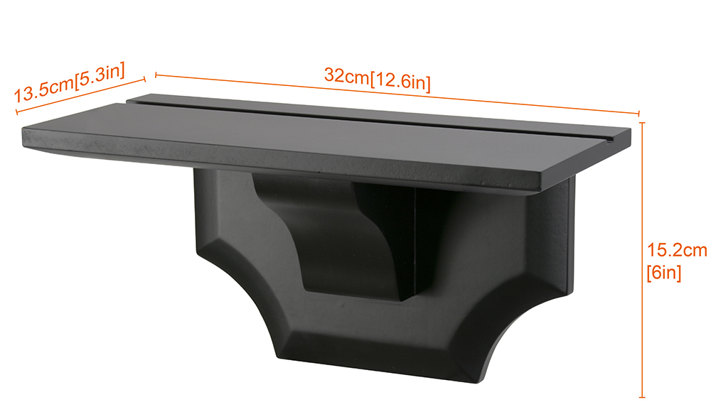 Wooden shelf,TMA0057,Black