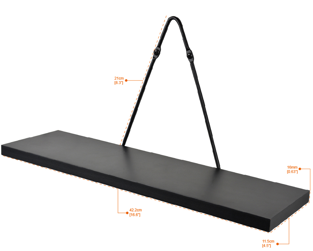 Wall shelf,Black