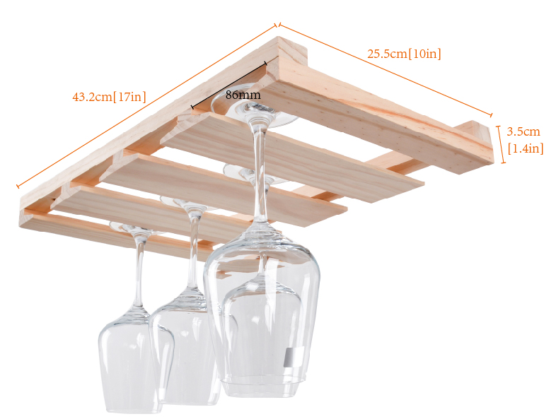 Wine glass rack,Natural,TMA0067