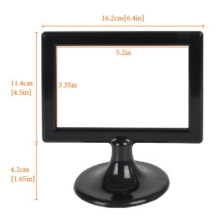 Plastic photo frame,Black,TMA0682